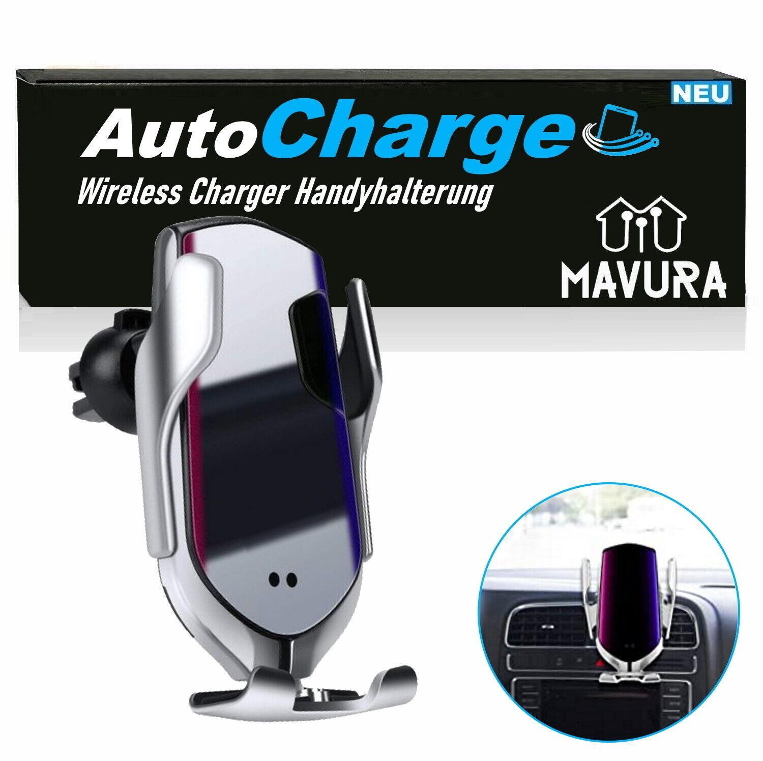 AutoCharge Qi Auto Wireless Charger Handyhalterung KFZ Kabelloses Ladegerät