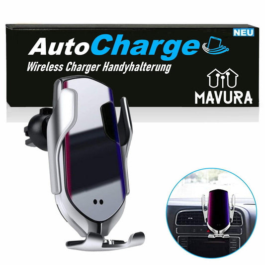 AutoCharge Qi Auto Wireless Charger Handyhalterung KFZ Kabelloses Ladegerät
