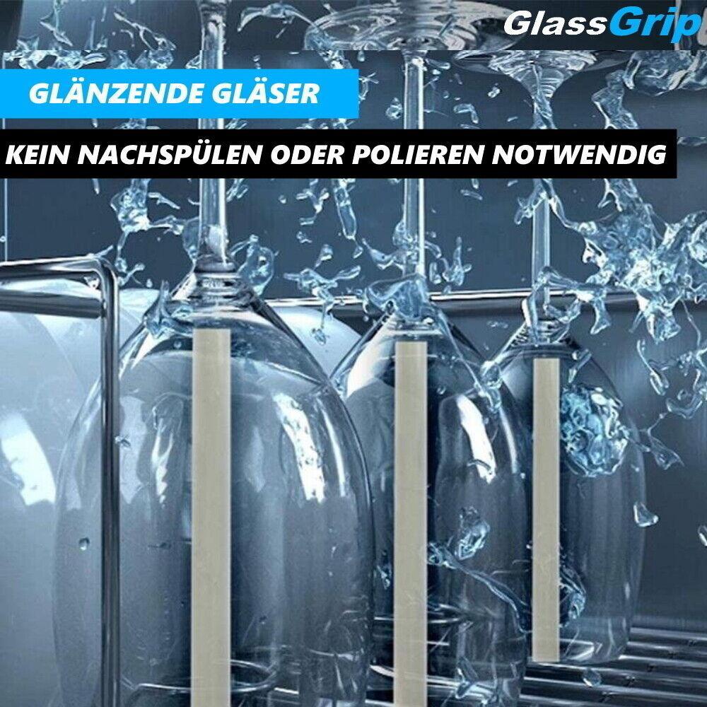 GlassGrip Glashalter Spülmaschine Aufsteckhalter Halterung Geschirrkorb 6er