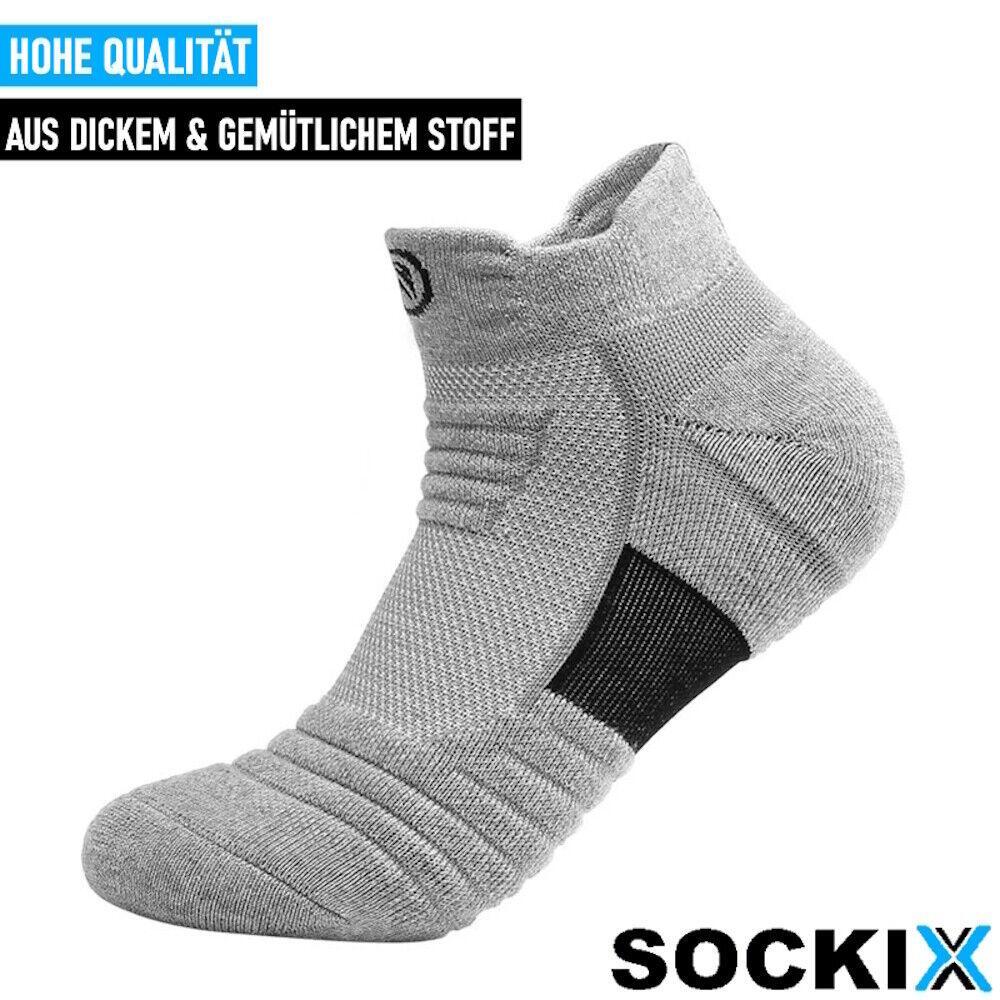 SOCKIX Sportsocken Jogging Fußball Sport Laufen Antirutsch Grip 39-45 -3paar Set