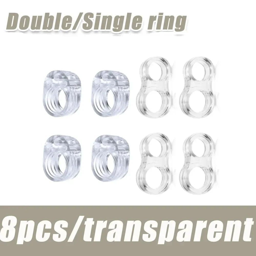 Türstopper Silikon transparent Wandpuffer Türgriff Schutz DE.
