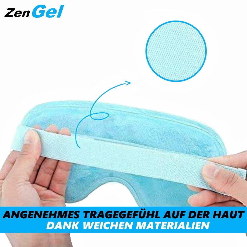ZenGel Wiederverwendbare Augenmaske Gel Schlafmaske Kühl kissen kühlende Maske