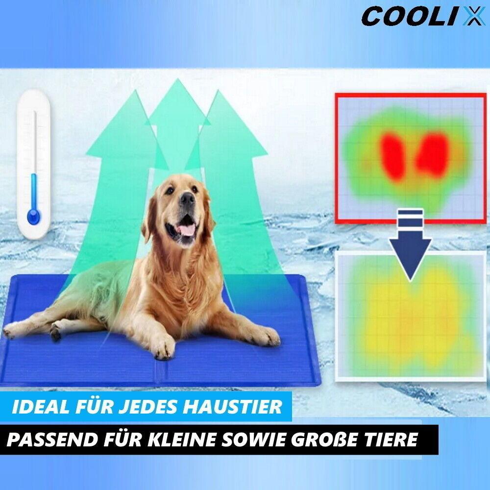 COOLIX Hunde Kühlmatte Kühlunterlage Kühldecke Kältematte Gelmatte selbstkühlend