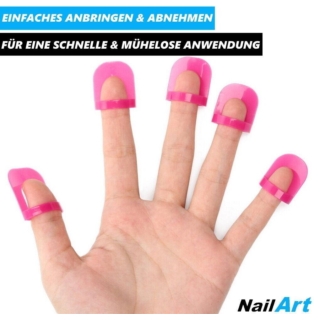 NailArt Nagellack Schablone Lackierhilfe Muster Nagelstempel wiederverwendbar