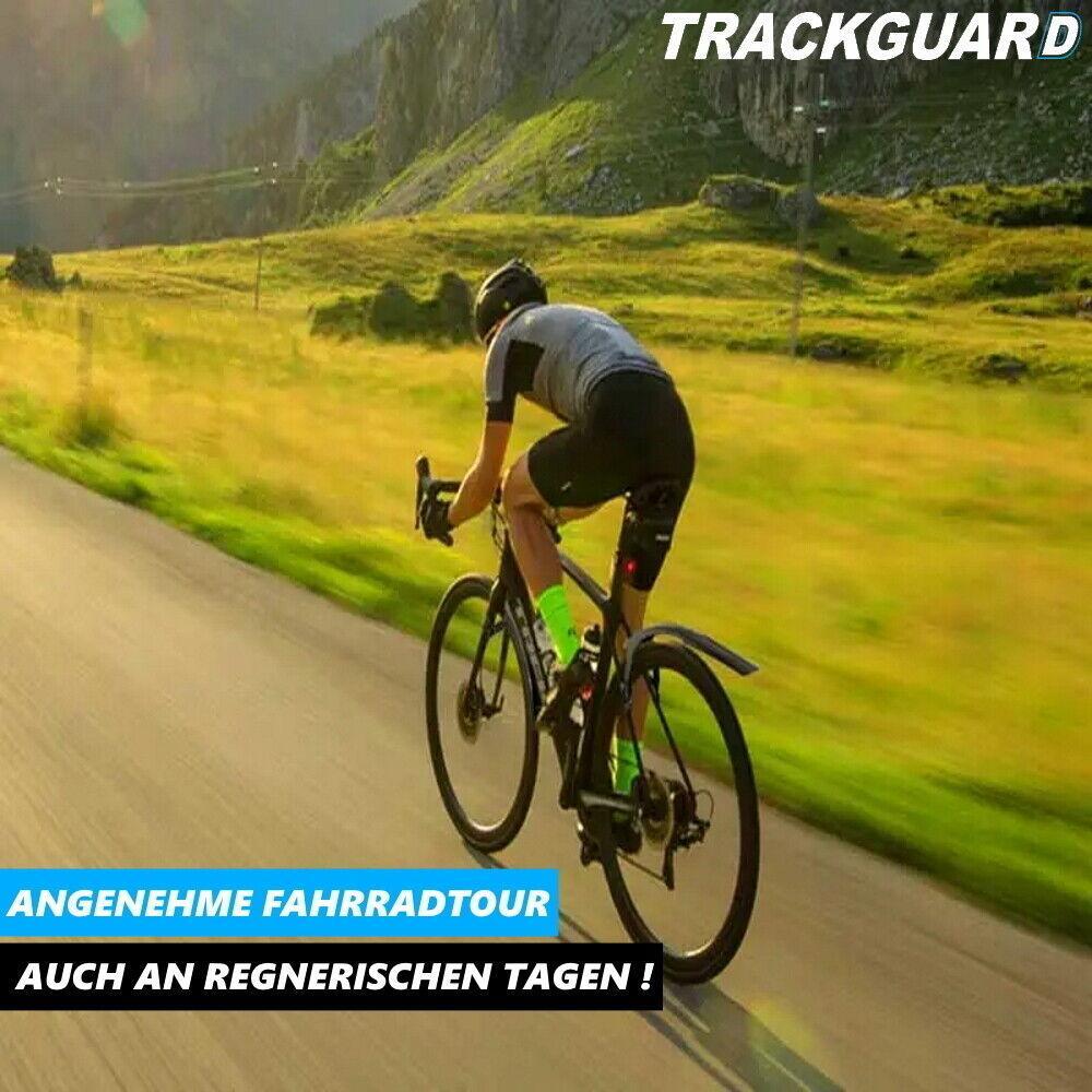TRACKGUARD Fahrrad Schutzbleche Set Mudguard Vorne Hinten Radschutz Spritzschutz