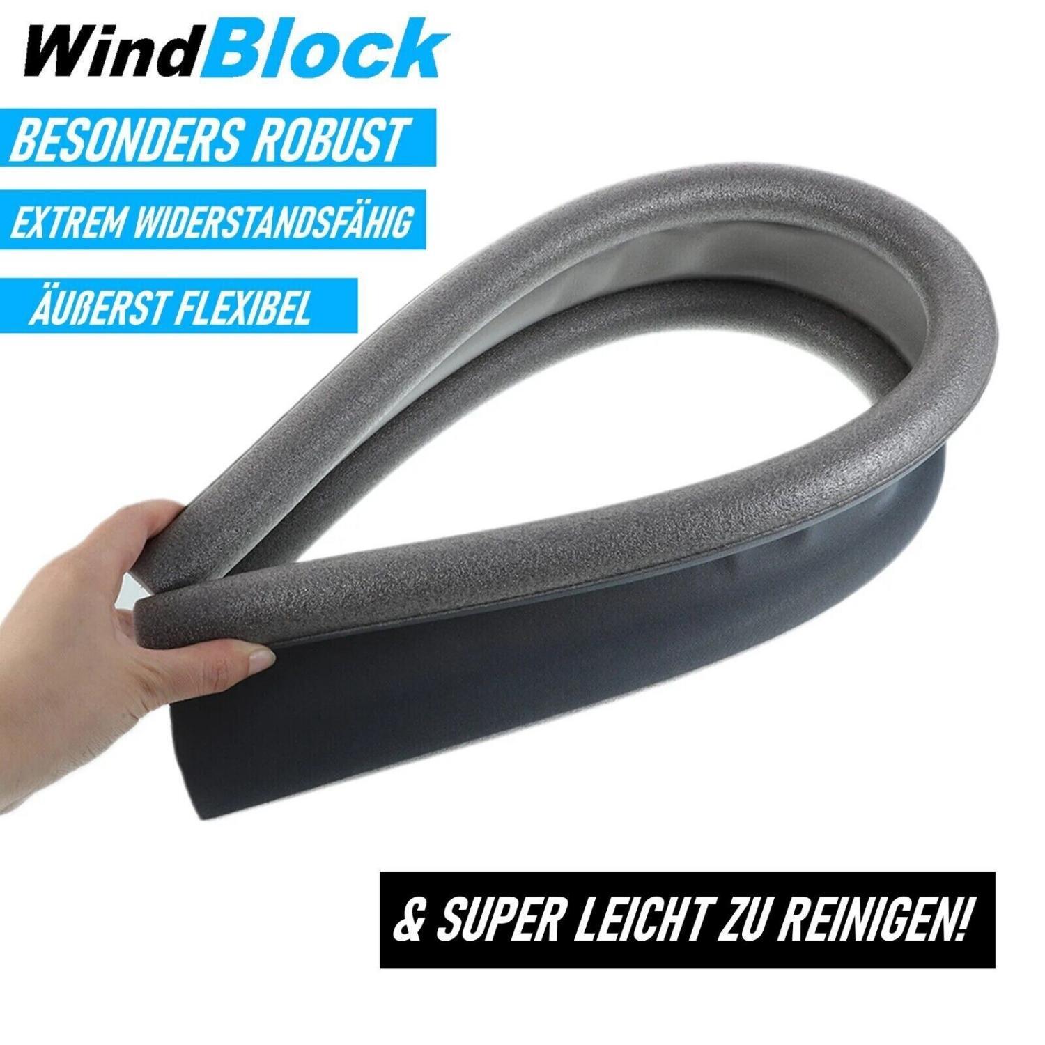 WINDBLOCK Zugluftstopper Türbodendichtung Windstopper Dichtung Isolierung 2erSet