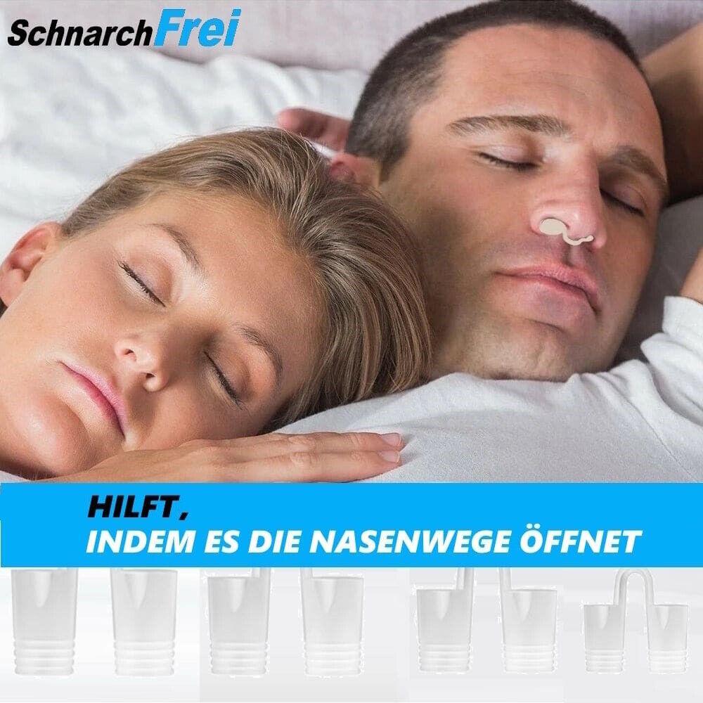 SchnarchFrei Nasenspreizer Set Nasendilatatoren Nasenklammer Schnarchen [8er]