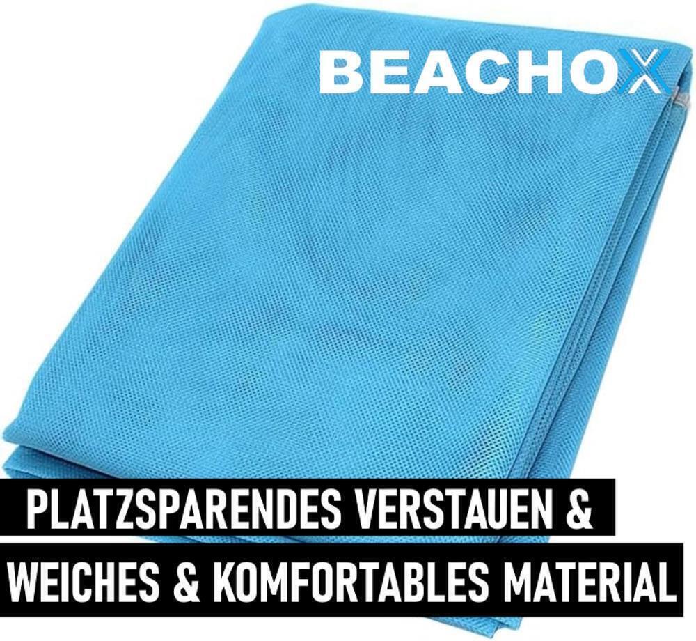 BEACHOX Sandfreie Strandmatte Stranddecke Picknickdecke Strandtuch Campingmatte