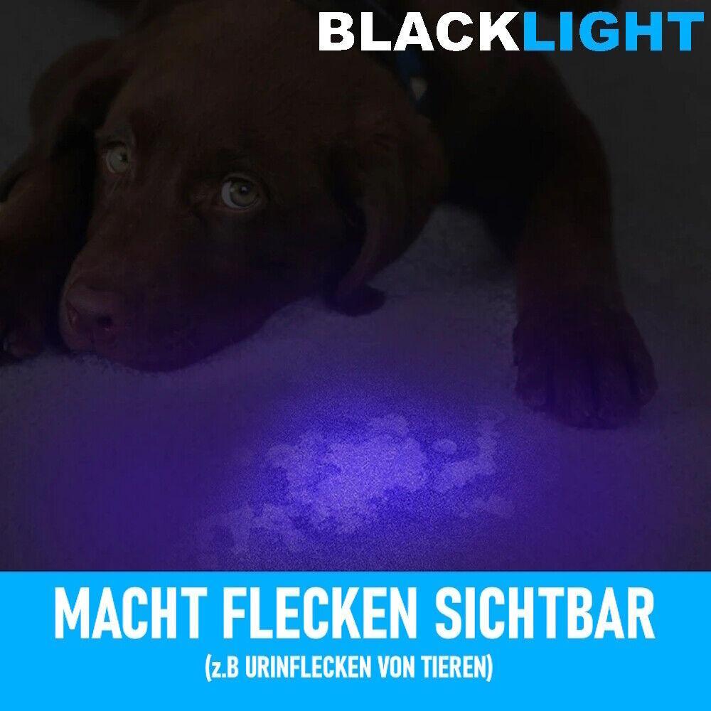 BLACKLIGHT Schwarzlicht Taschenlampe UV Schwarzlichttaschenlampe Ultraviolett