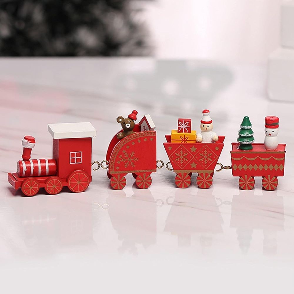 Weihnachtszug Deko 2024 Nostalgie Xmas Figur Geschenk DE.