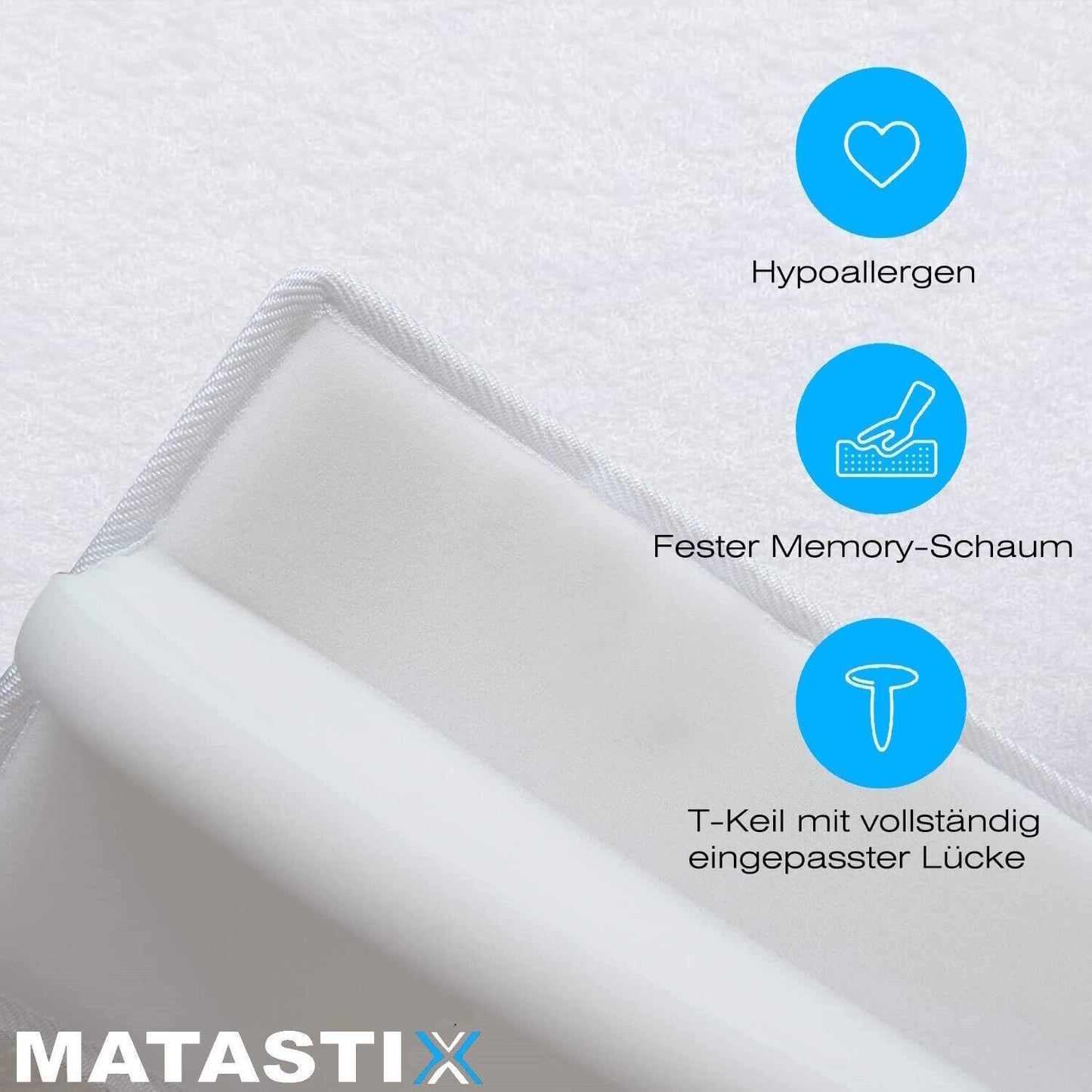 MATASTIX Liebesbrücke Spanngurt Matratzenverbinder Ritzenfüller Matratzenkeil