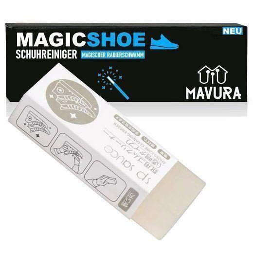 MAGICSHOE Schuhreiniger Schuh Radiergummi Radierer Schmutzradierer Sneaker Weiß