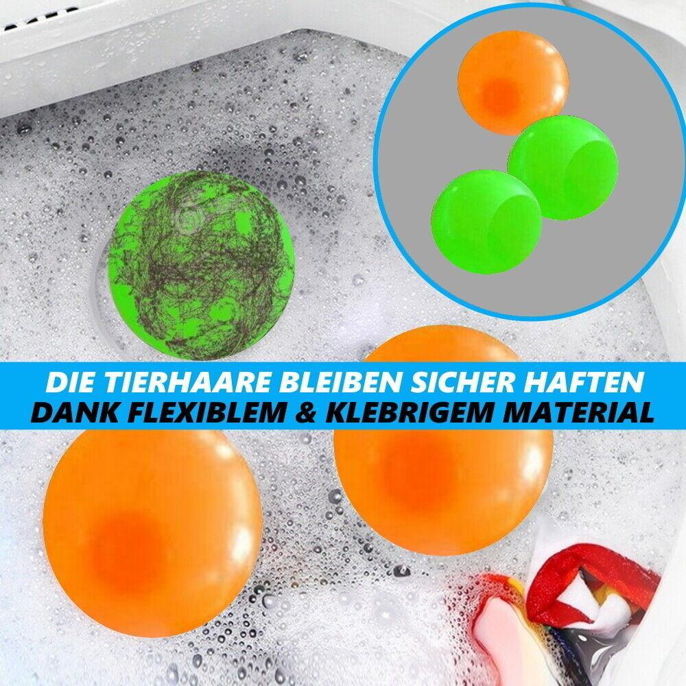 HaarMagnets Tierhaarentferner Haarentferner Waschmaschine Bälle Fusselpfote 4x
