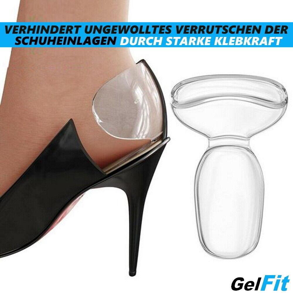 GelFit Schuheinlagen Set Schuh Gel Einlagen Fersen Kissen Polster Heel 14-tlg