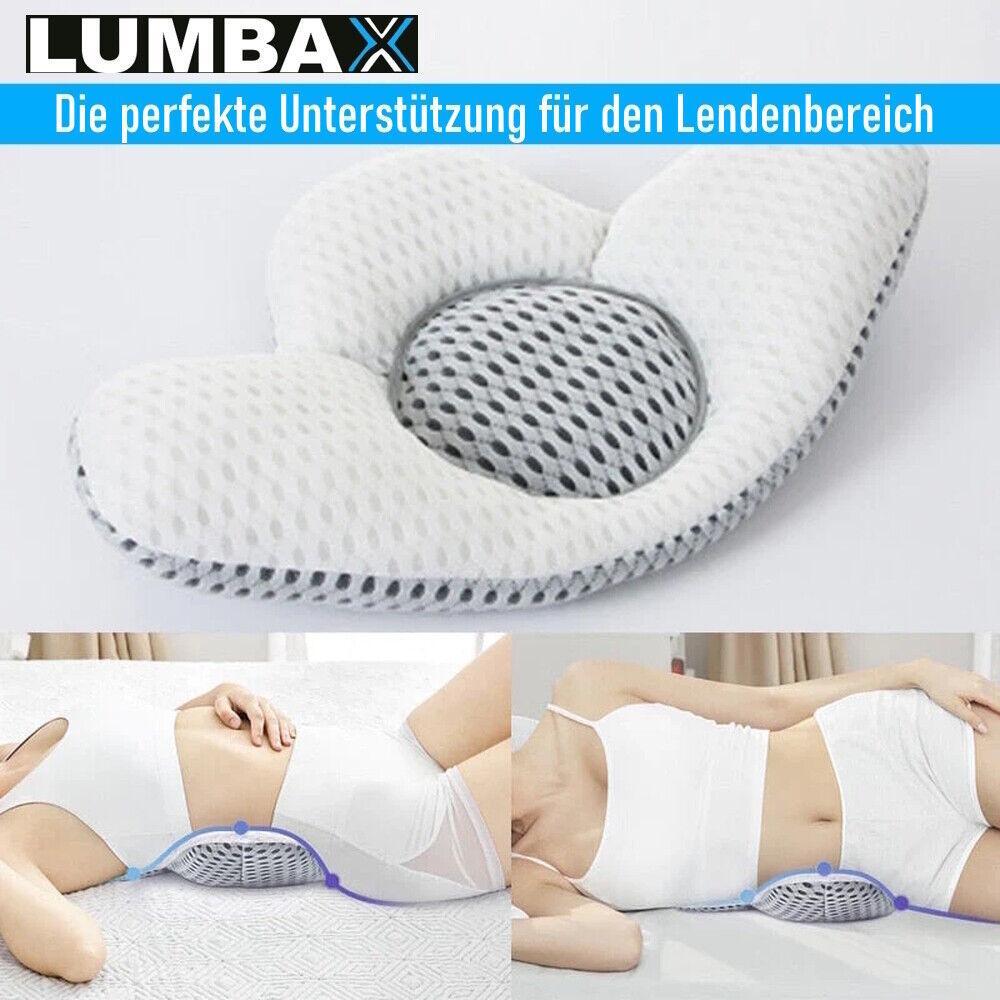 LUMBAX 3D Lumbalkissen Lendenkissen Rückenkissen Rückenschläfer & Seitenschläfer