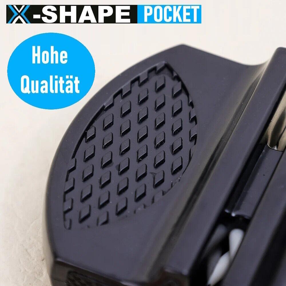 X-SHAPE POCKET Profi Messerschärfer Messerschleifgerät Messer Schärfen Sharper