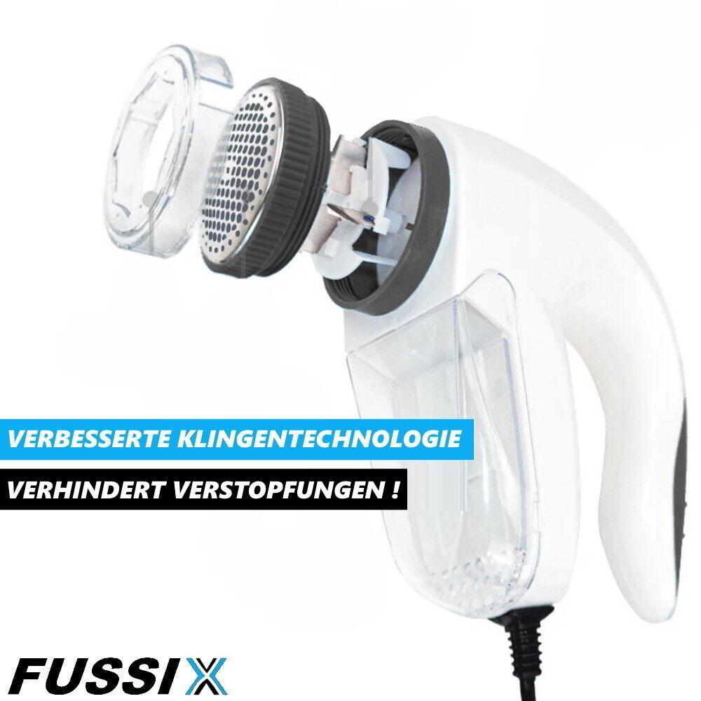 FUSSIX Fusselrasierer Fusselentferner Elektrische Fusselfräse m. Auffangbehälter