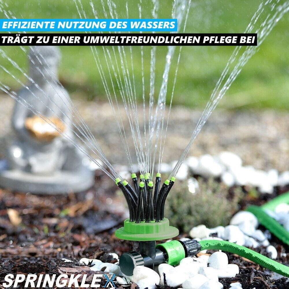 SPRINKLEX automatische Bewässerung | Rasen Garten Sprinkler Sprenger Sprühregner