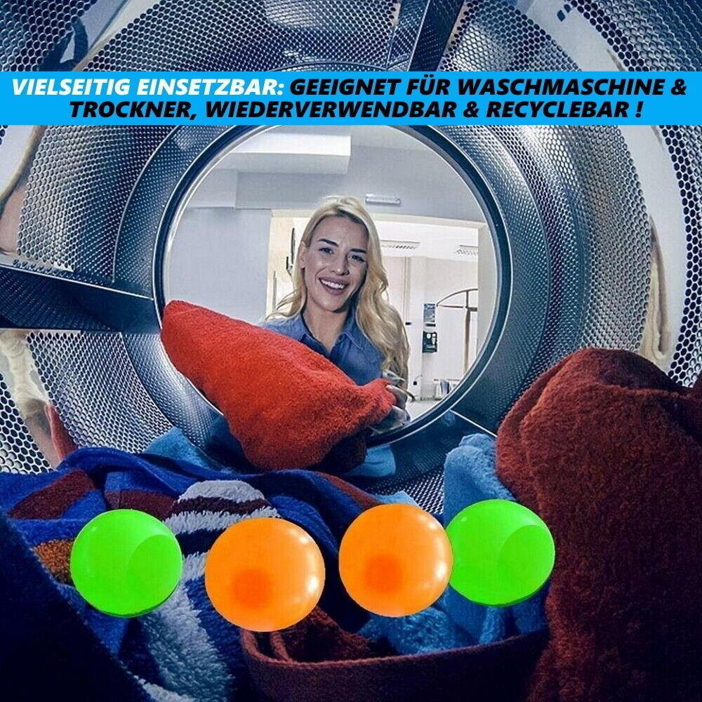 HaarMagnets Tierhaarentferner Haarentferner Waschmaschine Bälle Fusselpfote 4x