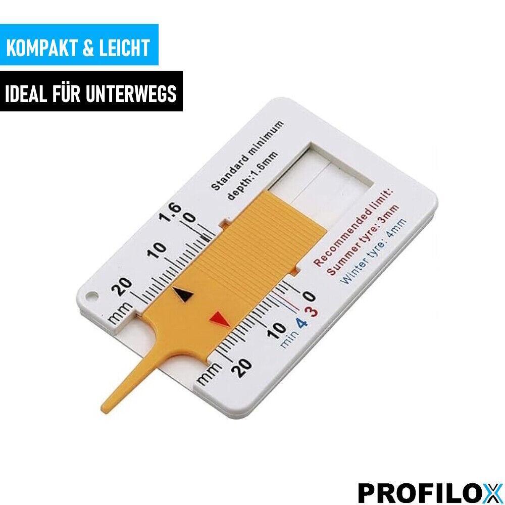 PROFILOX Reifenprofiltiefenmesser Reifenprofil Profiltiefenmessser Messgerät