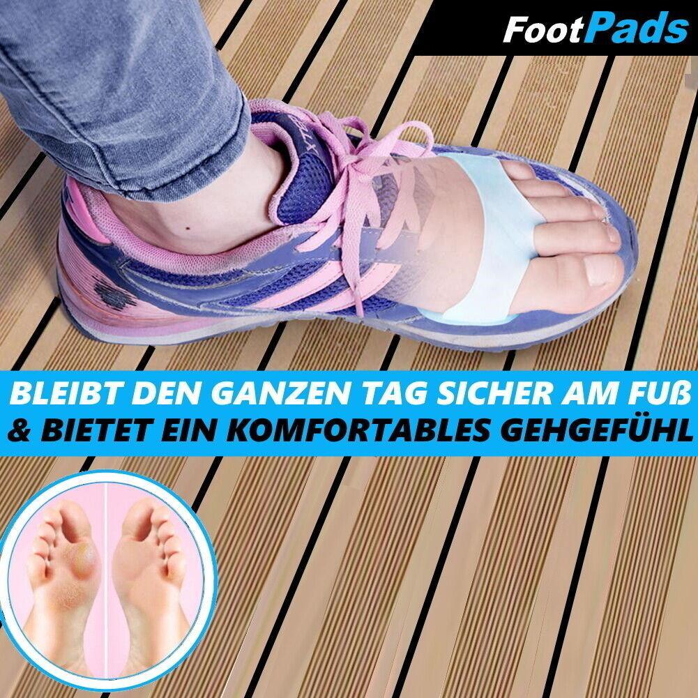 FootPads Vorfußpolster 8x Fußpads Silikon Fußpolster Gel Ballenkissen Metatarsal