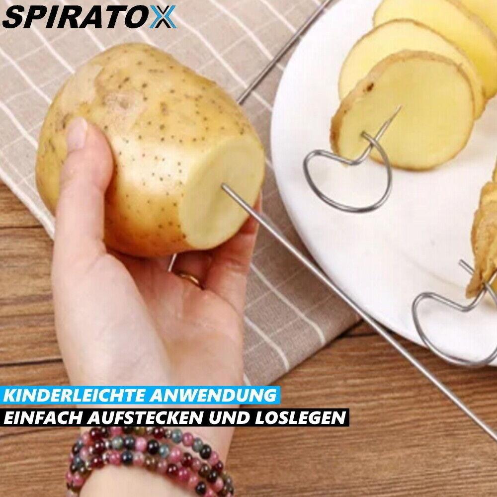 SPIRATOX Kartoffel Spiralschneider Kartoffelschneider Spiralkartoffel Chips