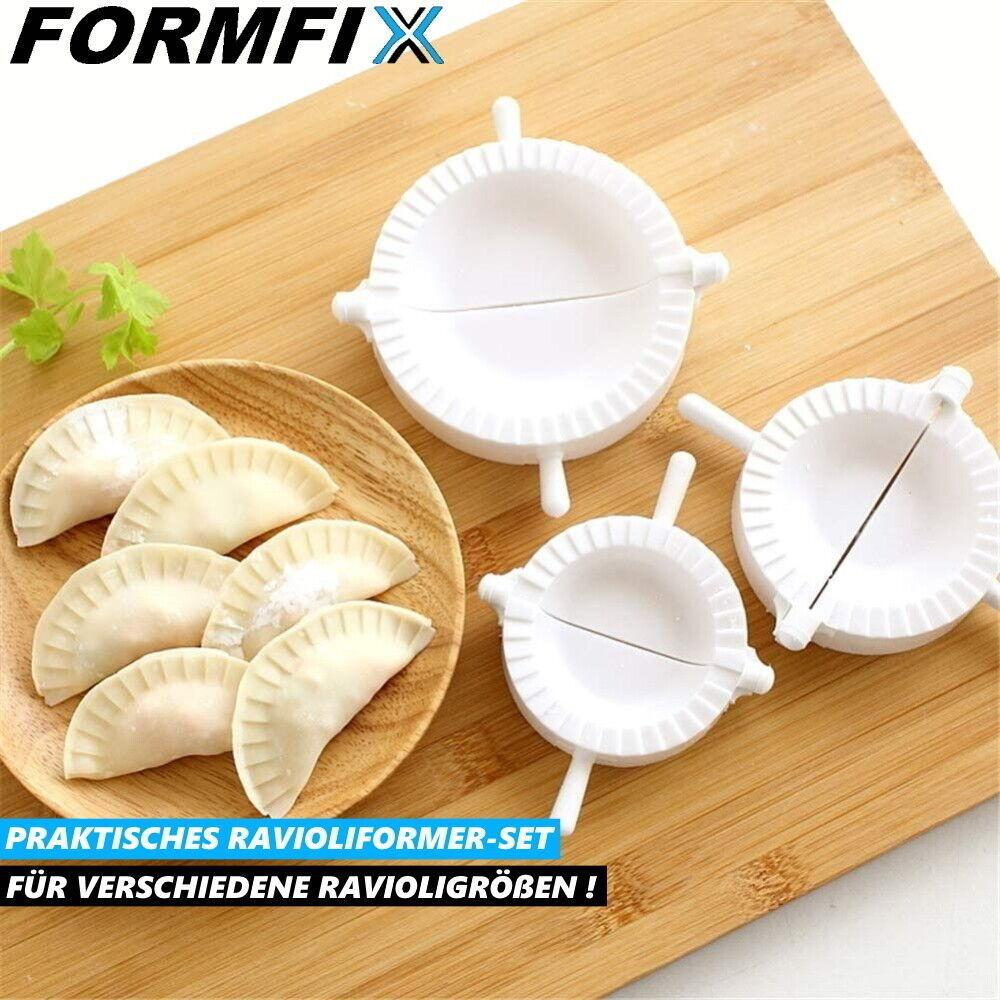 FOMRFIX Maultaschen Former Nudelformer Ravioliformer Teigtaschen Form [3er Set]