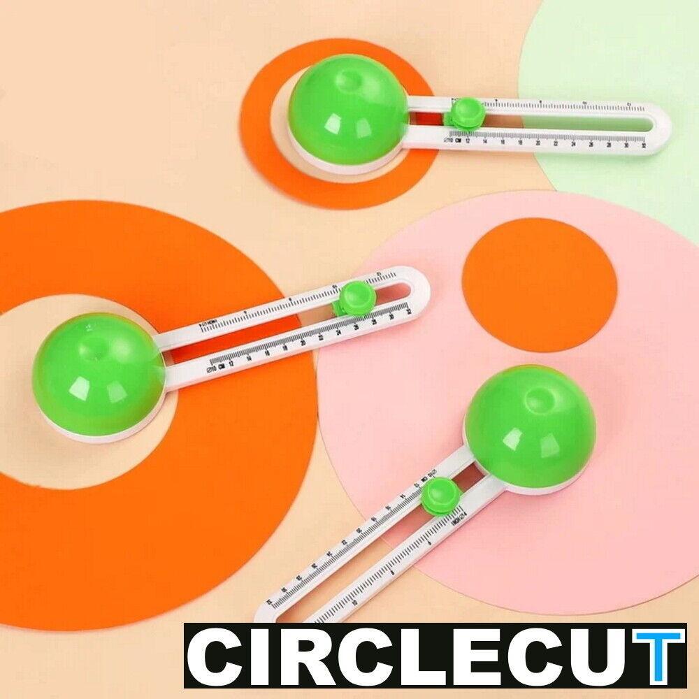 CIRCLECUT Kreisschneider Papier Zirkelschneider Rundschneider mit Ersatzklingen