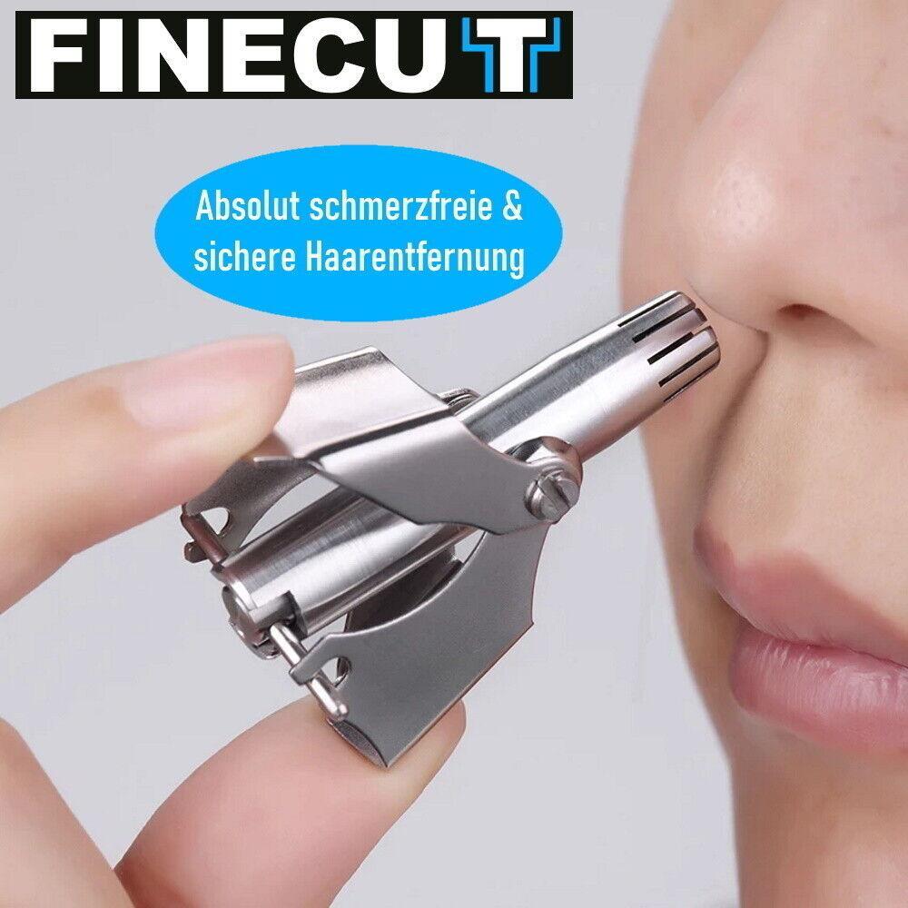 FINECUT Nasenhaarschneider Nasenhaartrimmer Ohrhaartrimmer Nase Ohr Haartrimmer