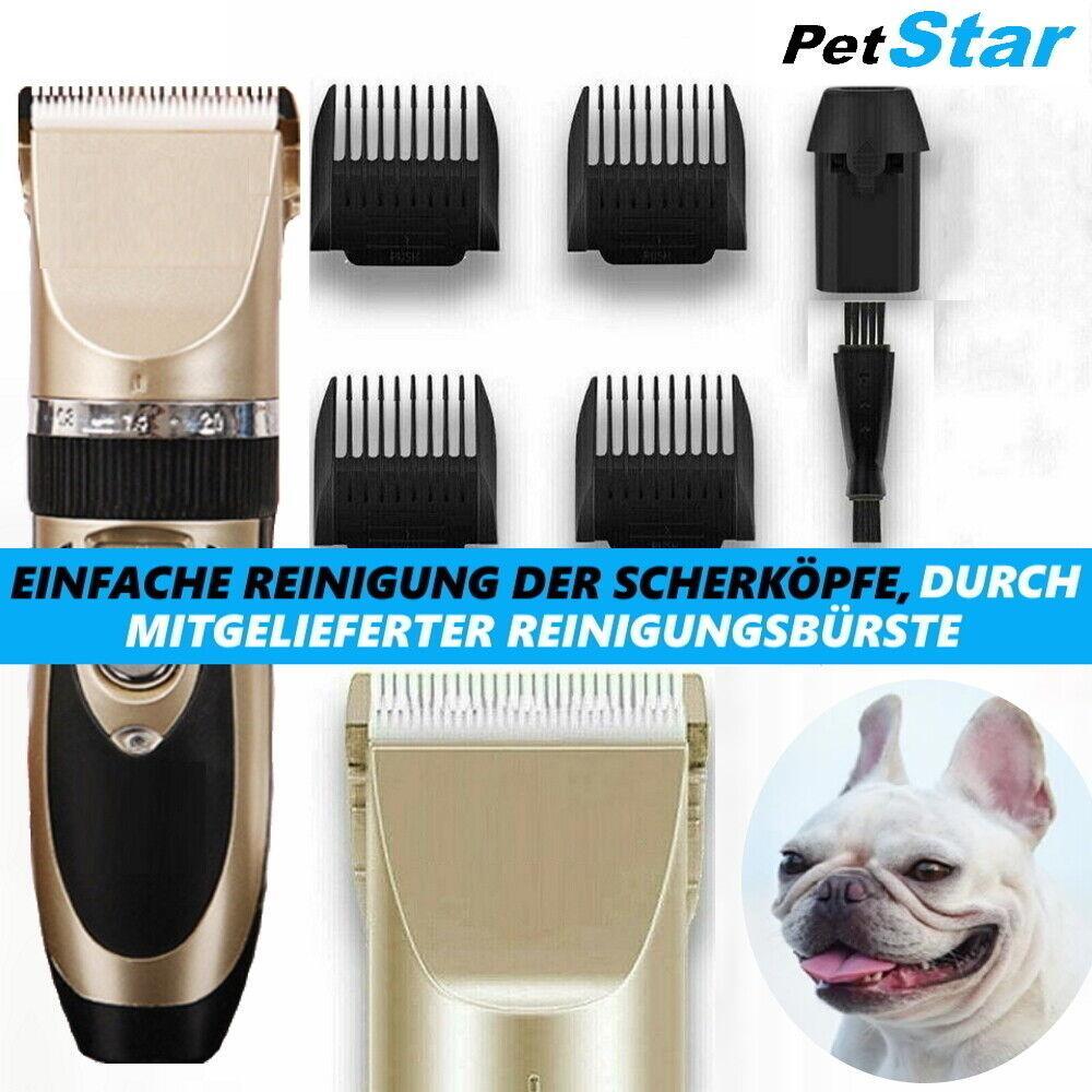 PetStar Premium Profi Tierhaarschneider Akku Hund Katze Rasierer Schermaschine