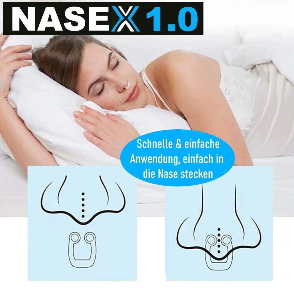 NASEX DAS ORIGINAL Nasenklammern magnetisch Schnarchen Sport Nasenclips Version1