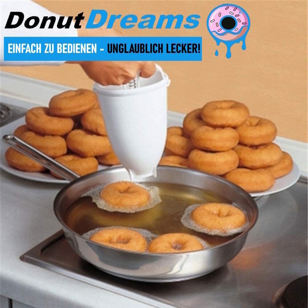 DONUTDREAMS Donut Maker Teigspender Backform Teigportionierer DIY Donutform