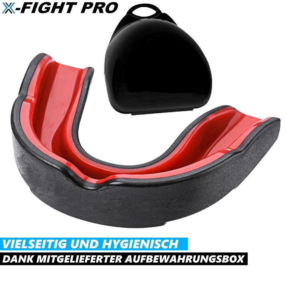 X-FIGHT PRO Mundschutz Zahnschutz Boxen Kampfsport MMA Muay Thai Football Shock