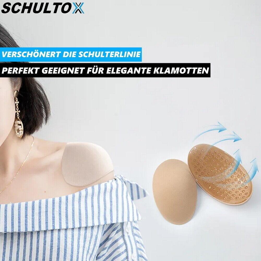 SCHULTOX Schulterpolster Set selbsthaftend selbstklebend Silikon rutschfest