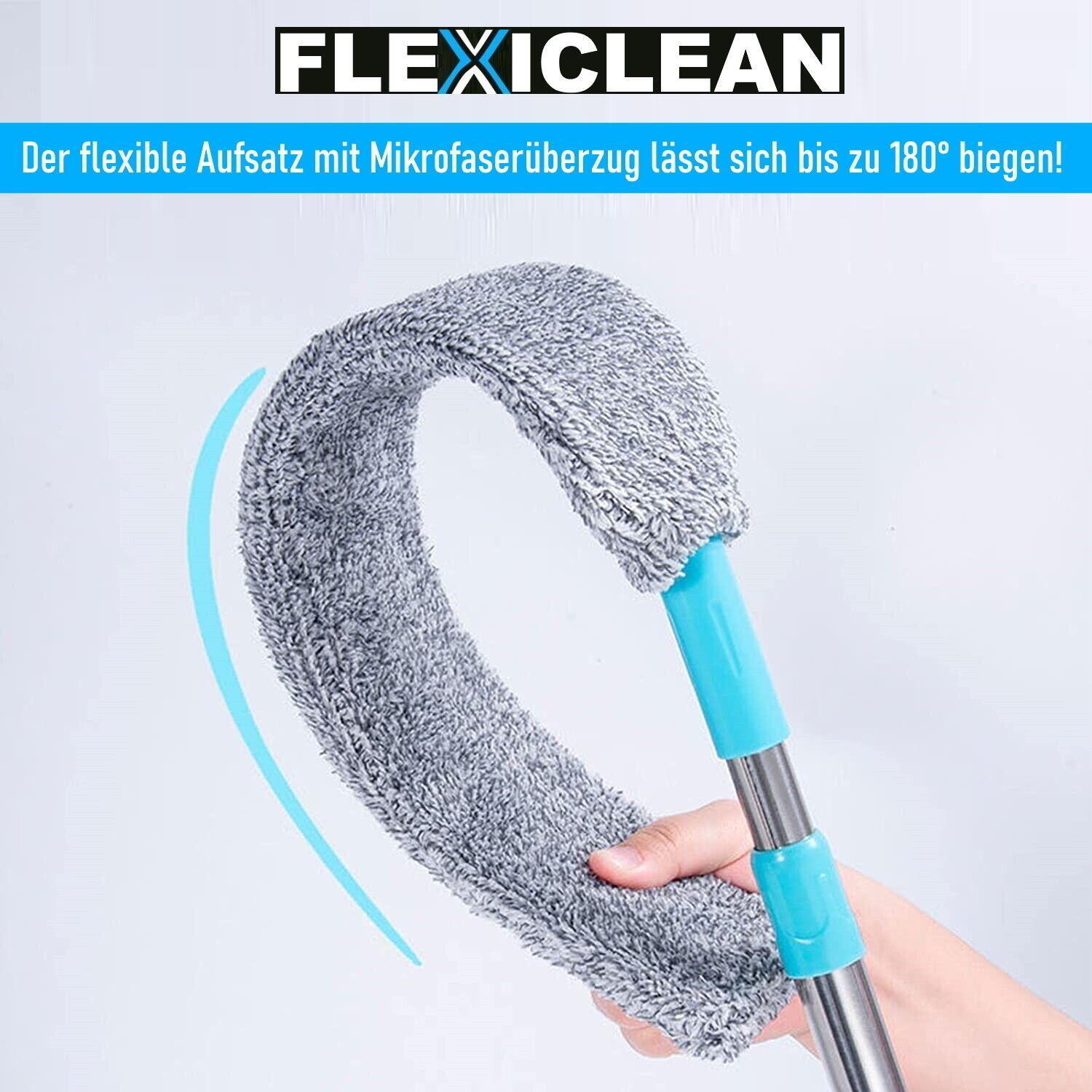 FLEXICLEAN Flexibler Staubwischer Staubwedel Staubfänger Teleskop ausziehbar