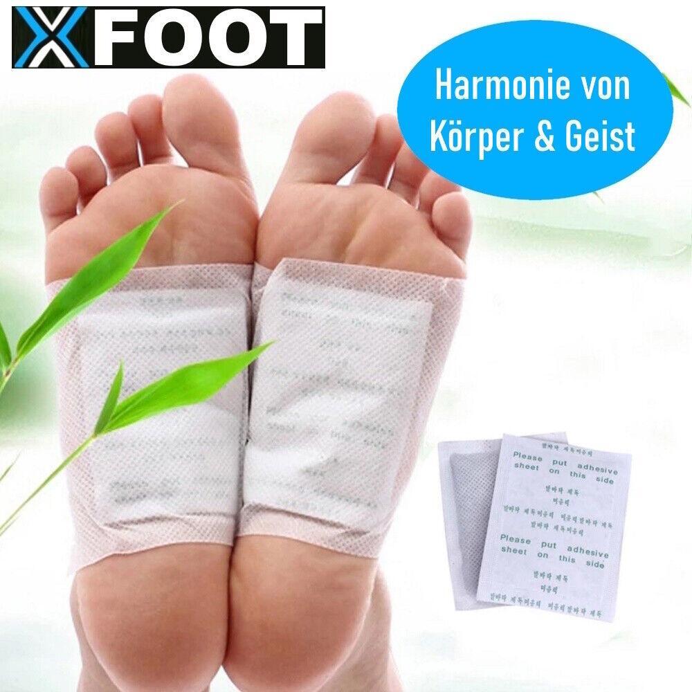 XFOOT Fußpflaster Fusspflaster Wellness Fußpflege Bambus Pflaster [20 Stk]