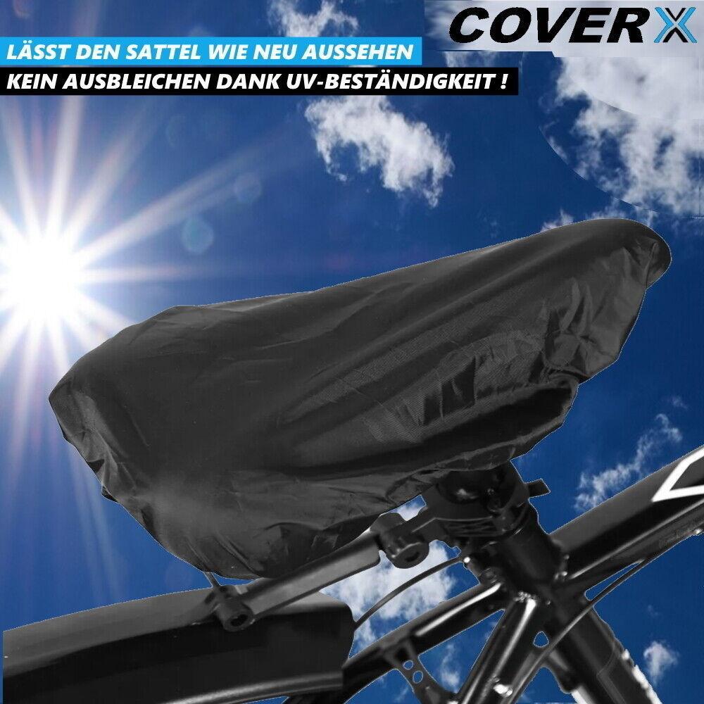 COVERX Universal Fahrrad Sattelbezug Regenschutz Sattelschutz Wasserdicht [2Set]