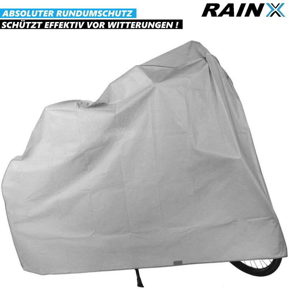 RAINX Fahrradabdeckung Fahrradgarage wasserdicht Fahrradschutzhülle Fahrradplane