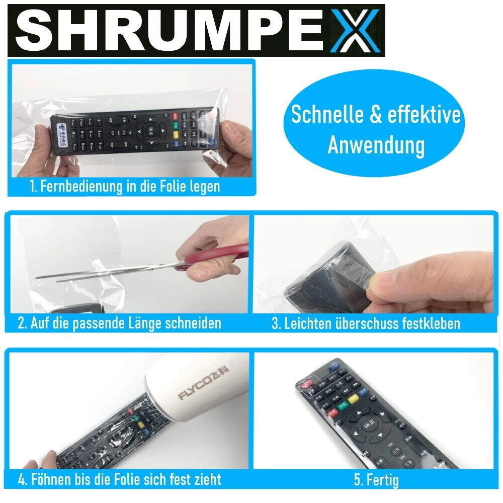 SHRUMPEX Schrumpffolie Schrumpffolienplatten Plastikfolie 20x30 cm 20er Set