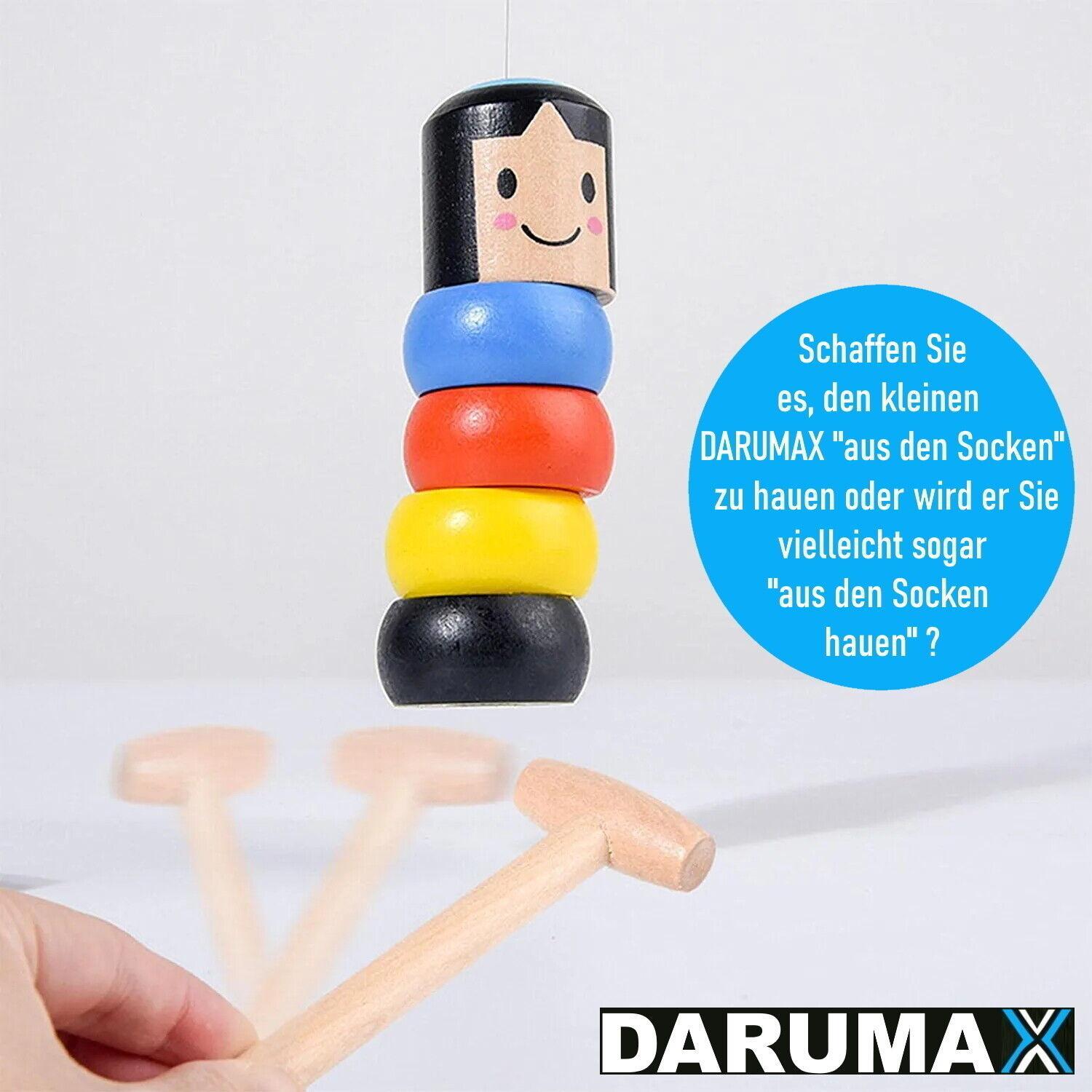 DARUMAX Magische Holzmarionette Unzerbrechliches Holzspielzeug Puppe Zaubertrick