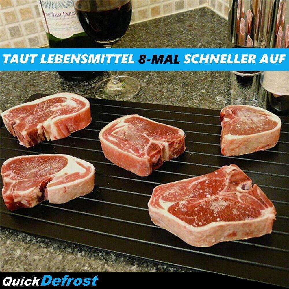 QuickDefrost Magische Auftauplatte Auftaubrett schnelle Auftauhilfe Defroster