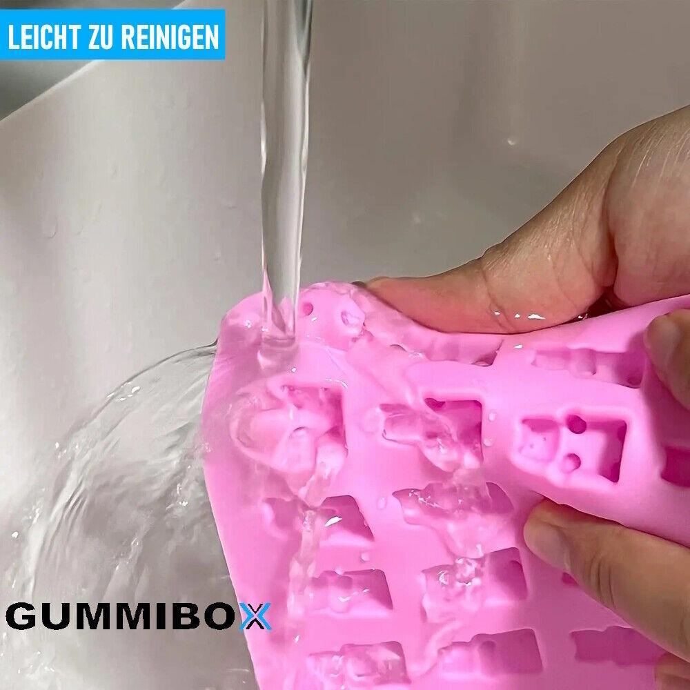 GUMMIBOX Gummibärchenform Schokolade Frucht Fondant Pralinenform 50er Gießform