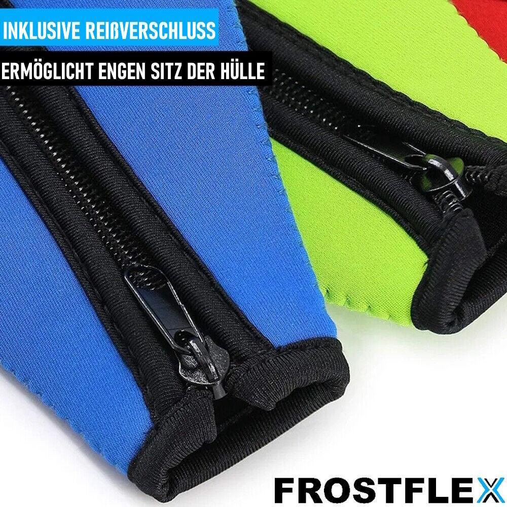 FROSTFLEX Bierflaschenkühler Neopren Isolatoren Getränke Flaschenkühler [4er]