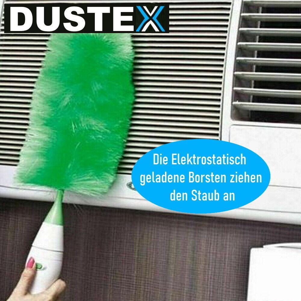 DUSTEX Elektrischer Staubwedel Staubwischer Staubbesen Putzen Reinigung TV