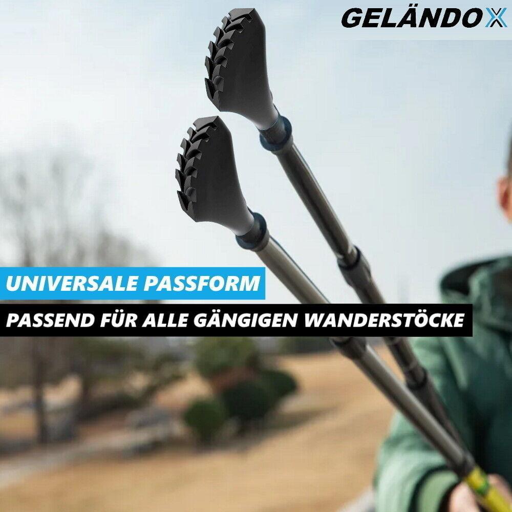 GELÄNDOX Wanderstöcke Aufsätze [14Stk] Nordic Walking Gummipuffer Trekking