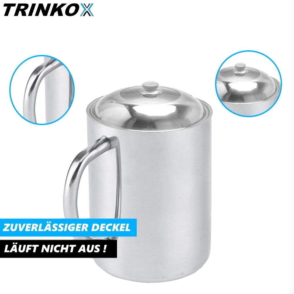 TRINKOX Edelstahl Camping Becher Trinkbecher Kaffee Tasse Mini Outdoor Kochtopf