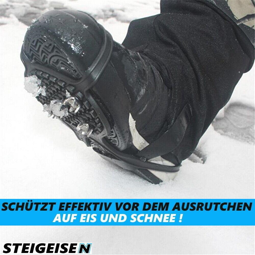 STEIGEISEN Anti-Rutsch Schuh Spikes Eiskrallen Schuhkrallen Gleitschutz 1paar