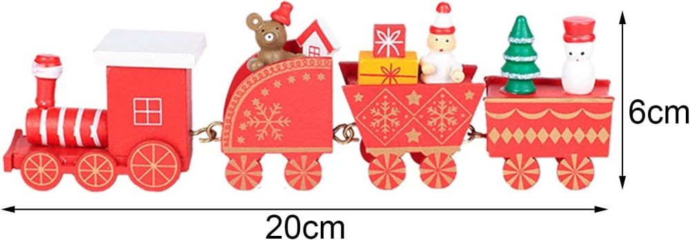 Weihnachtszug Deko 2024 Nostalgie Xmas Figur Geschenk DE.