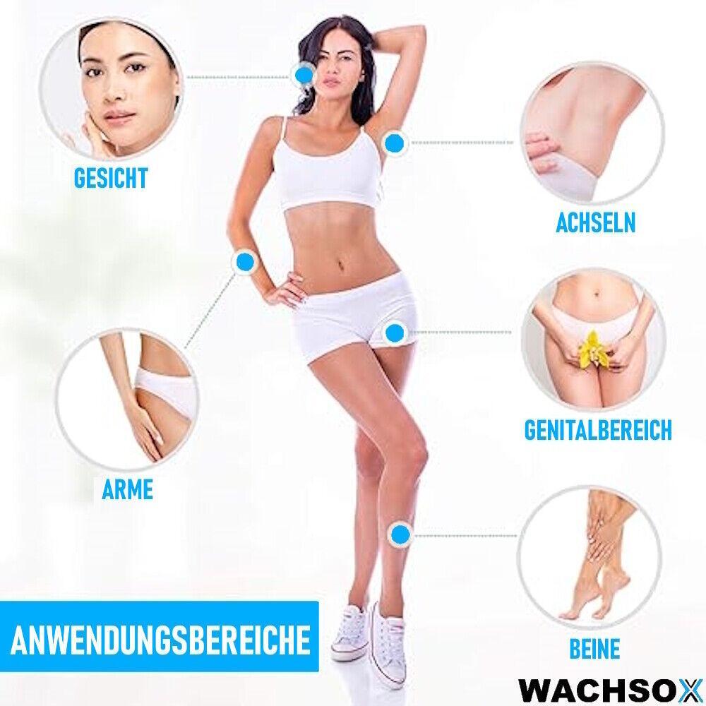 WACHSOX 100 Vliesstreifen Wachsstreifen Entharrung Warmwachs Kaltwachs Streifen