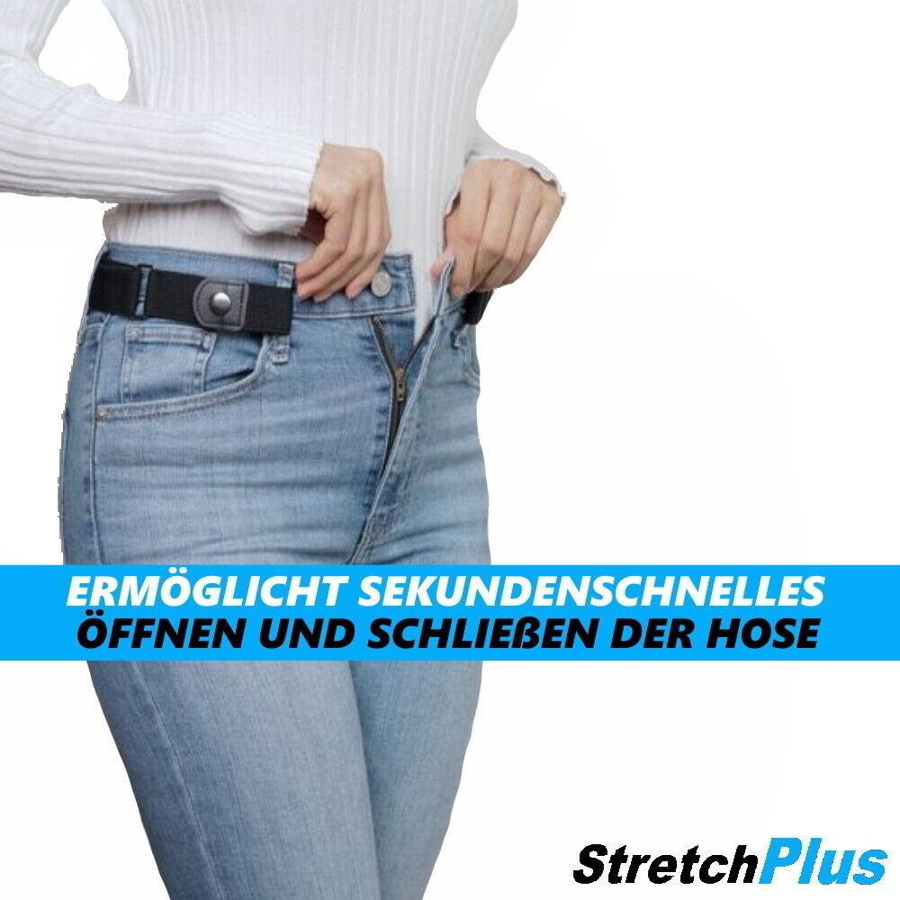 StretchPlus Elastischer Gürtel Ohne Schnalle Schnallenfreier Stretch Gürtel